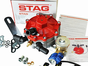 Редуктор Stag R01250  с эл.клапаном и датчиком температуры